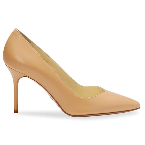 Sarah Flint Perfect Pump 85 Heels Womens 38.5 8.5 Nude Sand Pointed Toe Shoes - Picture 1 of 11
